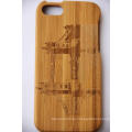 Flip Holz Holz hart zurück Fall Deckung für iPhone Bamboo Wood Cove
